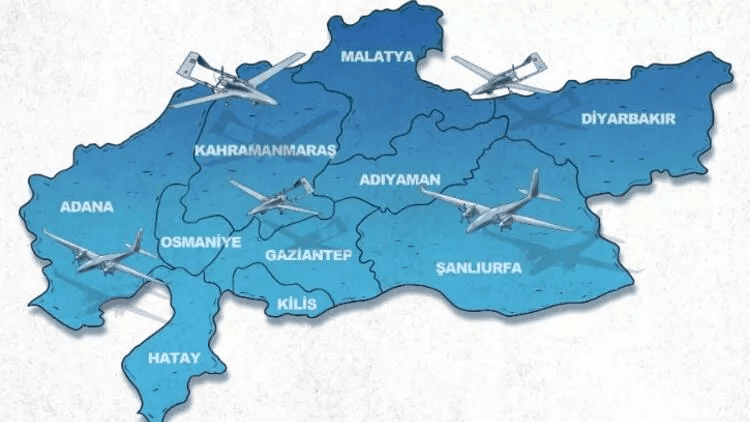 İHA ve SİHA'lar deprem bölgesinde göreve devam ediyor