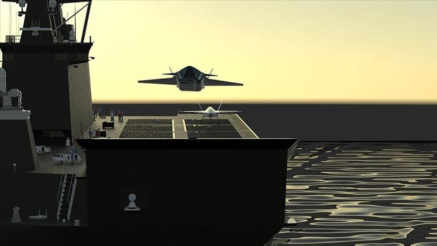 BAYRAKTAR TB3 İLE MUHARİP İNSANSIZ UÇAK SİSTEMİ, TCG ANADOLU'DA BİRLİKTE GÖREV YAPACAK