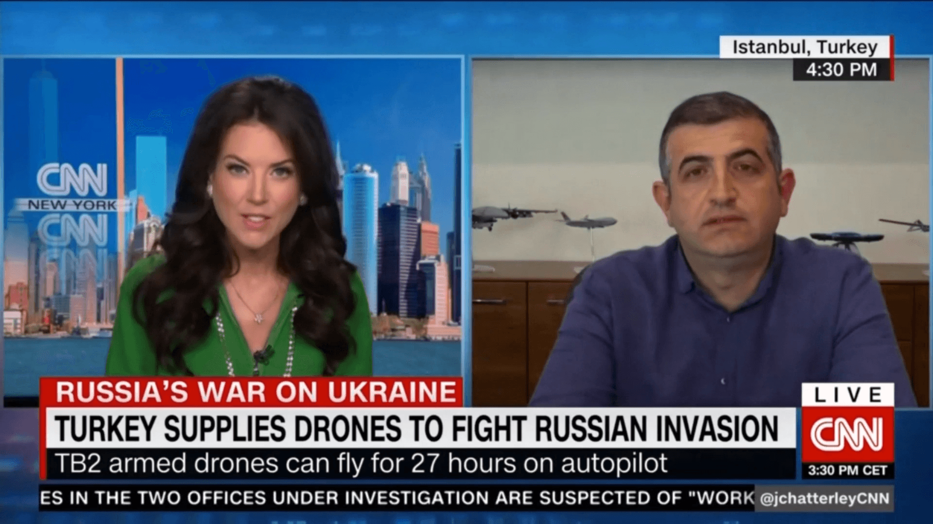 Baykar Genel Müdürü Haluk Bayraktar'dan CNN International'da TB2 SİHA açıklamaları