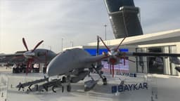 Bayraktar Akıncı TİHA yurt dışındaki bir savunma fuarında ilk kez sergilendi - Haber Görseli